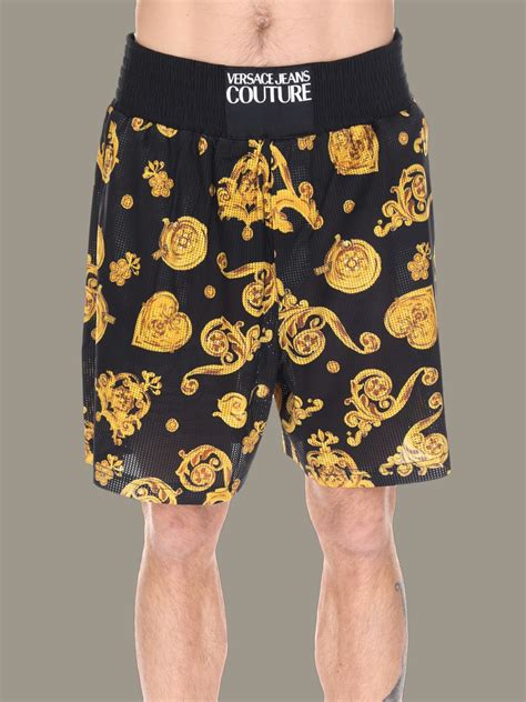 black and white versace shorts|Versace pants outlet.